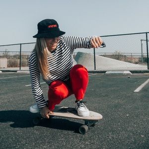 Black and White Striped Long sleeve